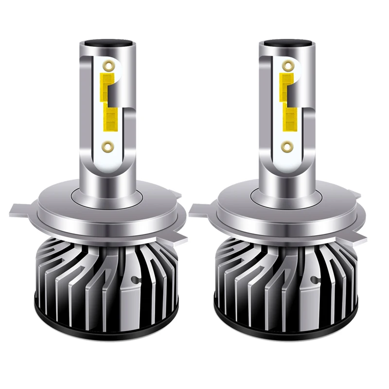 Linterna фонарик del coche de H7 светодиодный H4 H1 H11 H3 H13 H27 880 9006 9007 72 W 8000LM 6500 K 12 V 24 Авто Faro COB
