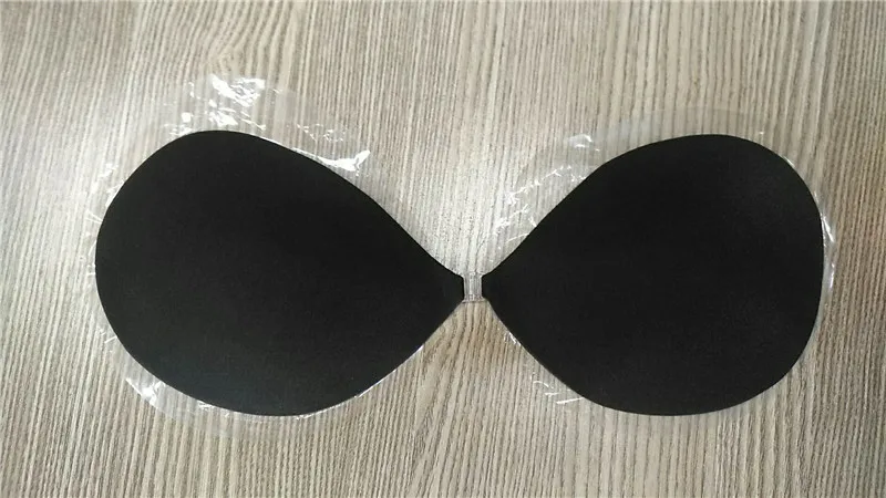 100 pcs Female Sexy Stealth Sticky Silicone Bra Self-adhesive Stick on Gel Push Up Invisible Strapless Backless Bikini Bra