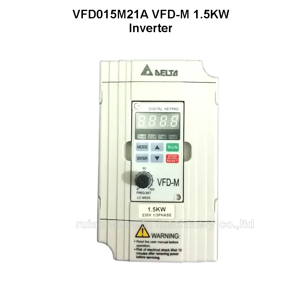 VFD015M21A VFD-M 1.5KW 1500 w 230 v преобразователь частоты для пленки выдувая машина мешок делая машину