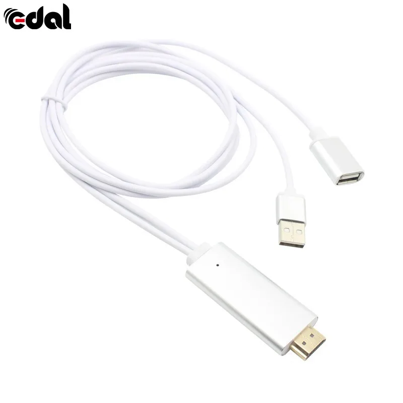 Кабель HDMI HDTV кабель адаптера AV 8 Pin/Micro USB к 1080P для iPhone 5 6 S Plus Android Samsung Xiaomi LG |