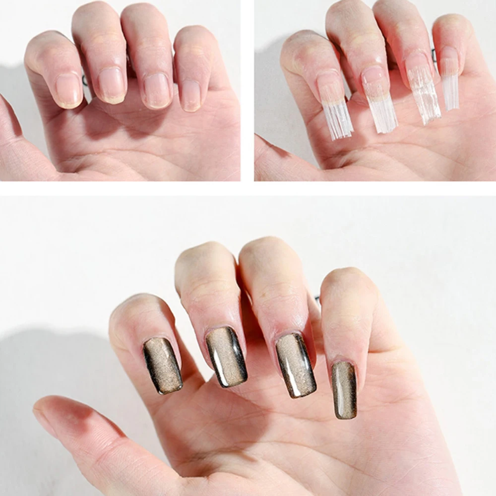 200 шт. наращивание ногтей волокна Стекло акриловый Фрезер для cо шлифовальными