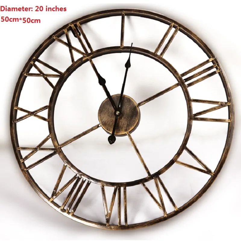 20 дюймов 3D большие настенные часы Saat железные настенные часы Reloj часы цифровые часы Duvar Saati Horloge Murale Relogio De Parede Klok