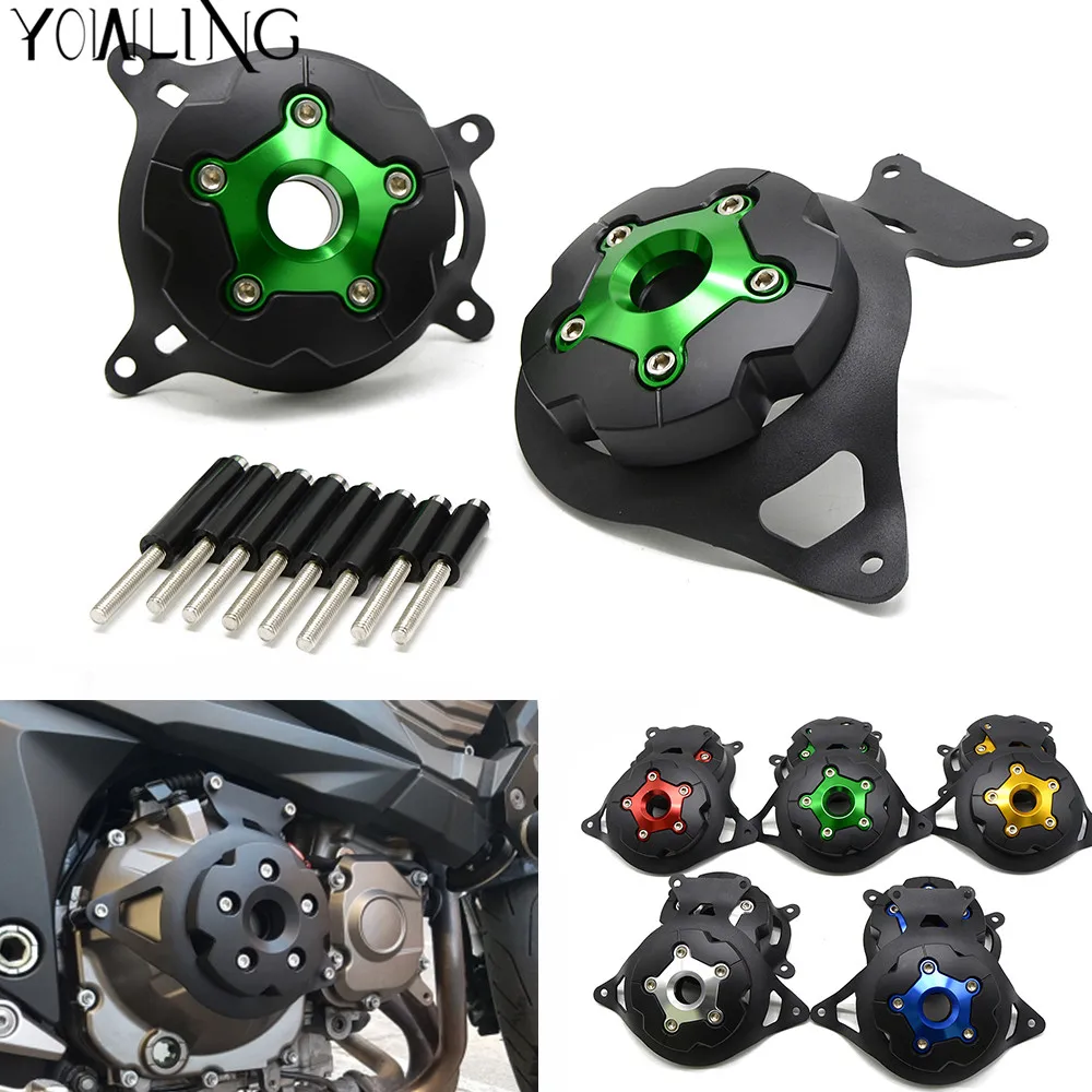 Крышка статора двигателя мотоцикла CNC Защитная крышка протектор для KAWASAKI Z800 2013 2014