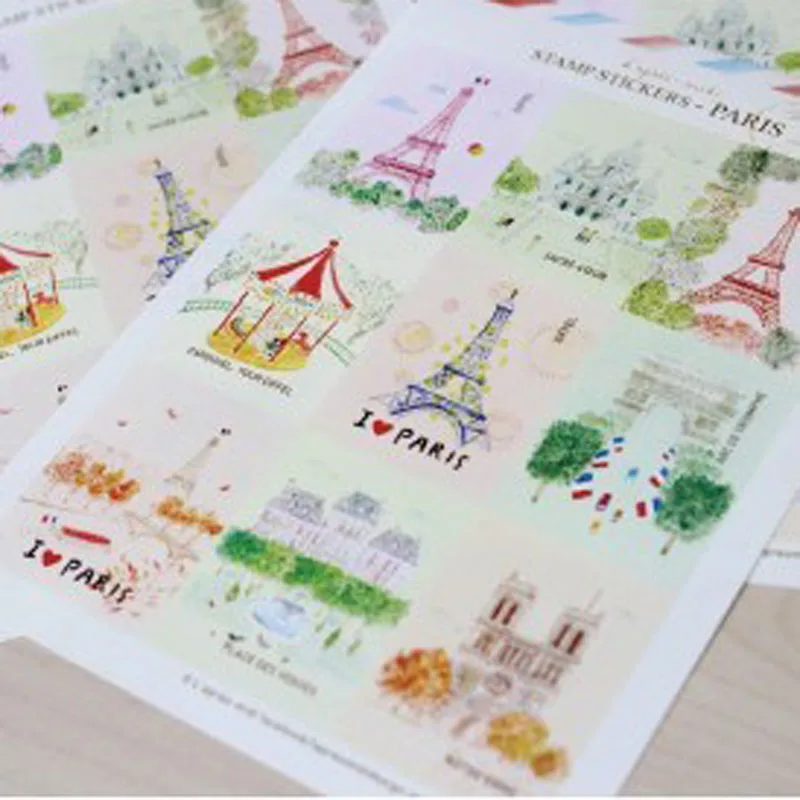 3 листа наклейки штампы для дневника альбома 10 5 х15 см|stickers for|stickers stylestickers stickers |