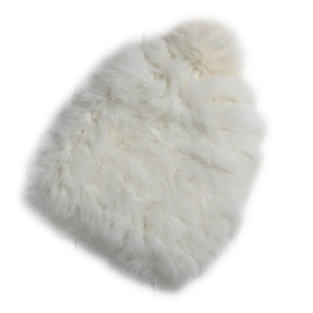 Шапки из натурального кроличьего меха 2017 женские зимние шапки вязаный кролика