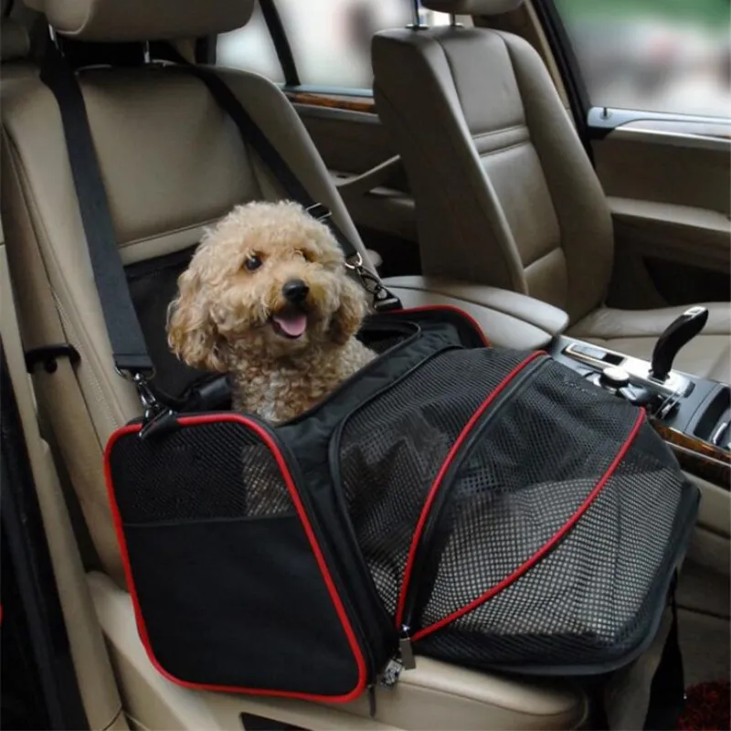 Модные дышащие Pet Стропы 2 стороны расширяемый собака несущая Открытый Дорожная