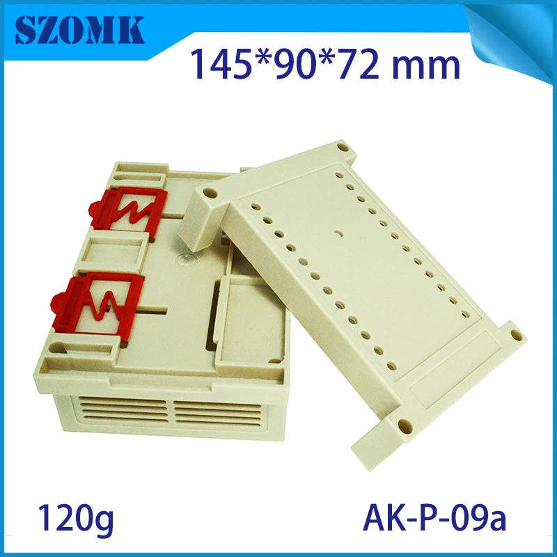 Пластиковый корпус для крепления на din рейку 145*90*72 мм 4 шт.|box connector|electronic connectorpcs