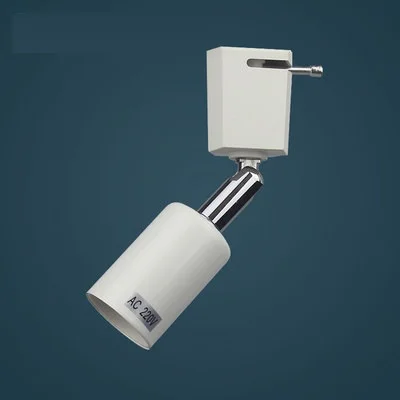 white track installa Star wish E27 светильник для дорожки с регулировкой направления рельсовый Точечный светильник s потолочный светильник для дорожки светодиодный 110 В 220 В - Испускаемый цвет: white track installa