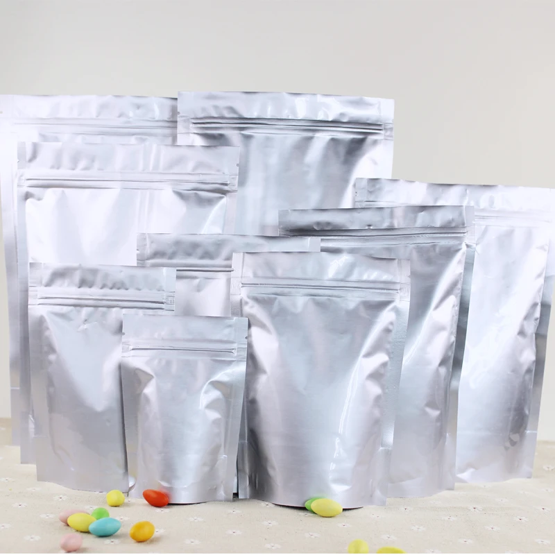 26*35 + 5 см пластиковый пакет из алюминиевой фольги с застежкой-молнией для