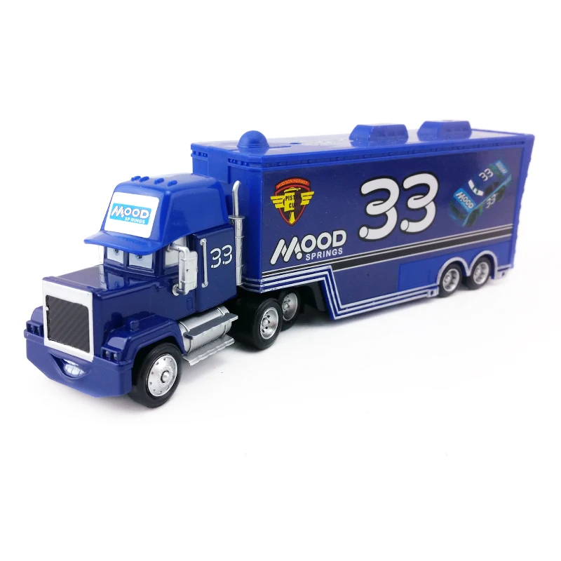 Disney Pixar Cars Mack Uncle No.33 Mood Spring грузовик гонщик литой игрушечный автомобиль свободный
