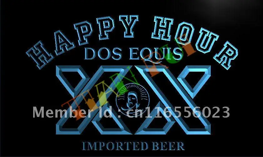 

LA612- Dos Equis Beer Happy Hour LED Neon Light Sign