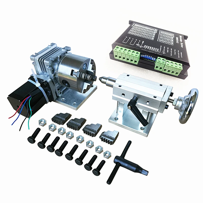 Трехкулачковый патрон вращающаяся ось CNC задняя разделительная головка