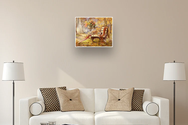 Краска масляная краска по номерам природа акриловая раскраска искусство на холсте DIY настенные картины для гостиной украшение для взрослых рисунок