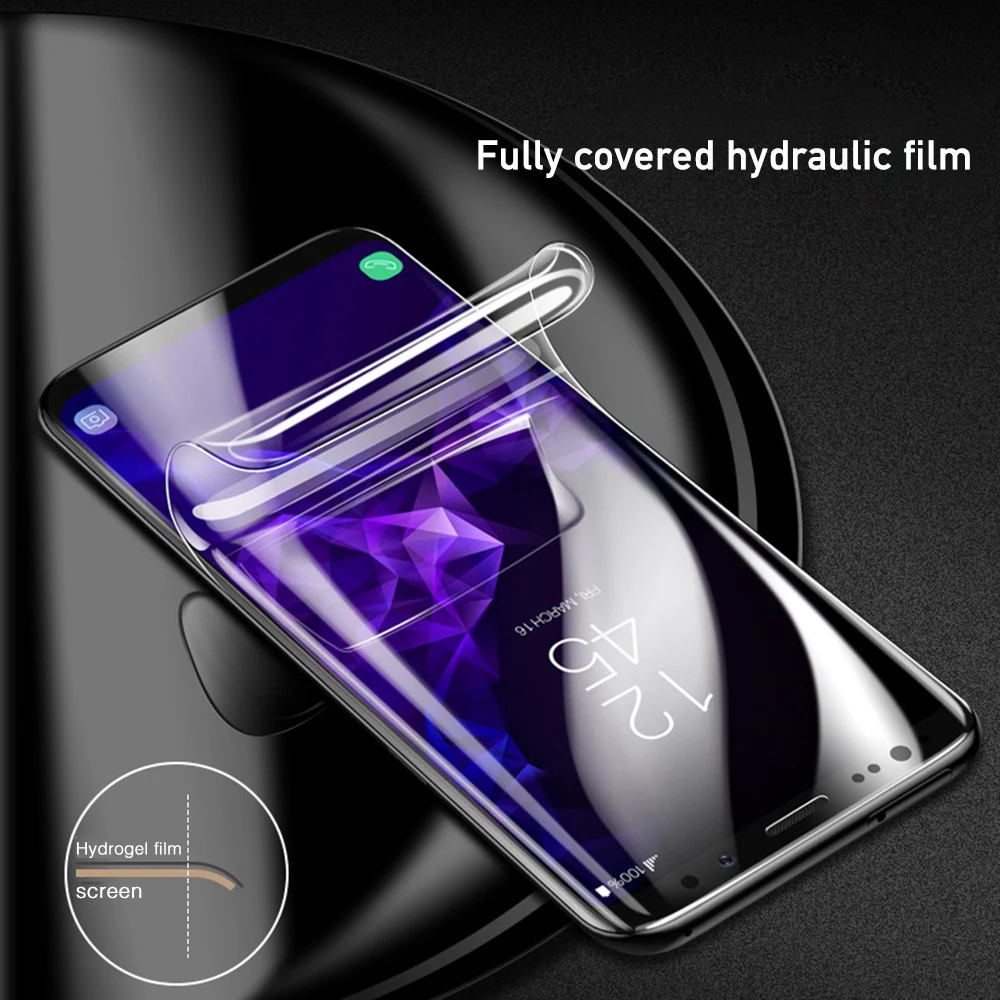 10D мягкая Гидрогелевая Защитная пленка для samsung S10 S9 S8 Plus A6 A8 A9 полная защитная
