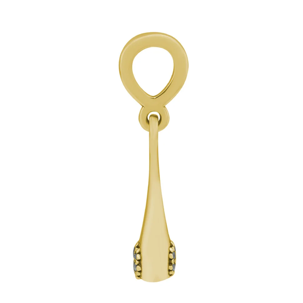 Современная подвеска из стерлингового серебра 925 пробы LovePods блестящее