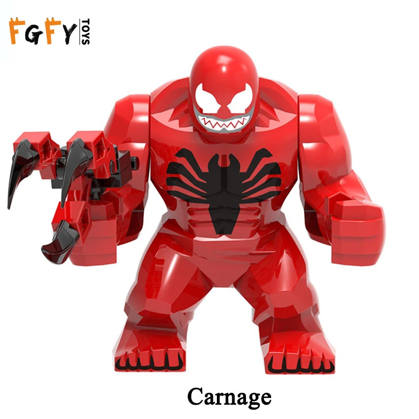 Одиночный большой размер Marvel Бэтмен Venom Thanos анти-Веном Carange фигура Халка модели