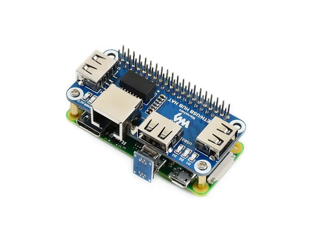 ETH/usb-хаб шапка для Raspberry Pi 1x RJ45 Ethernet порт, 3x usb порты могут работать с различными версиями Pi