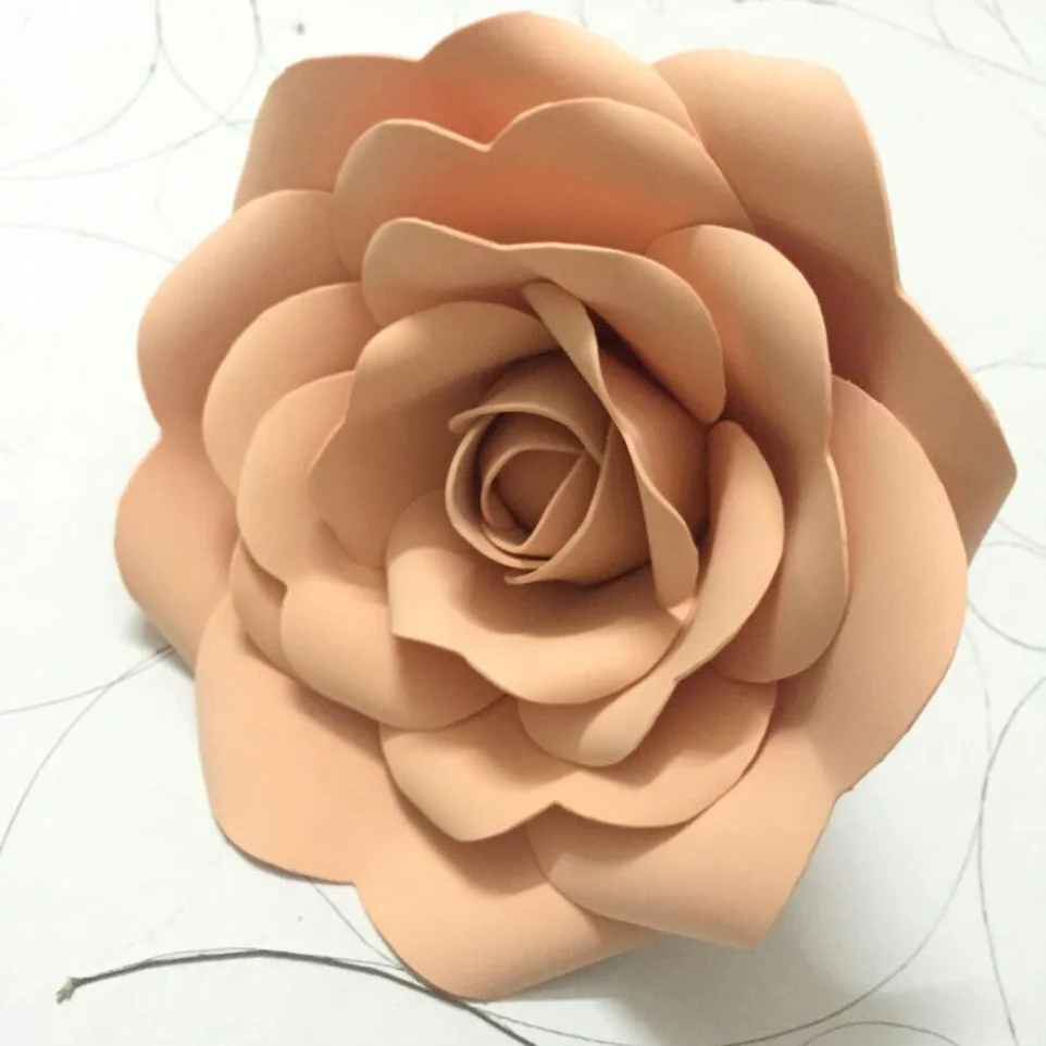 10 см 3D пена цветочное свадебное украшение большие искусственные цветы розовый белый красный ручной работы романтические вечерние бумажные цветы Пена розы