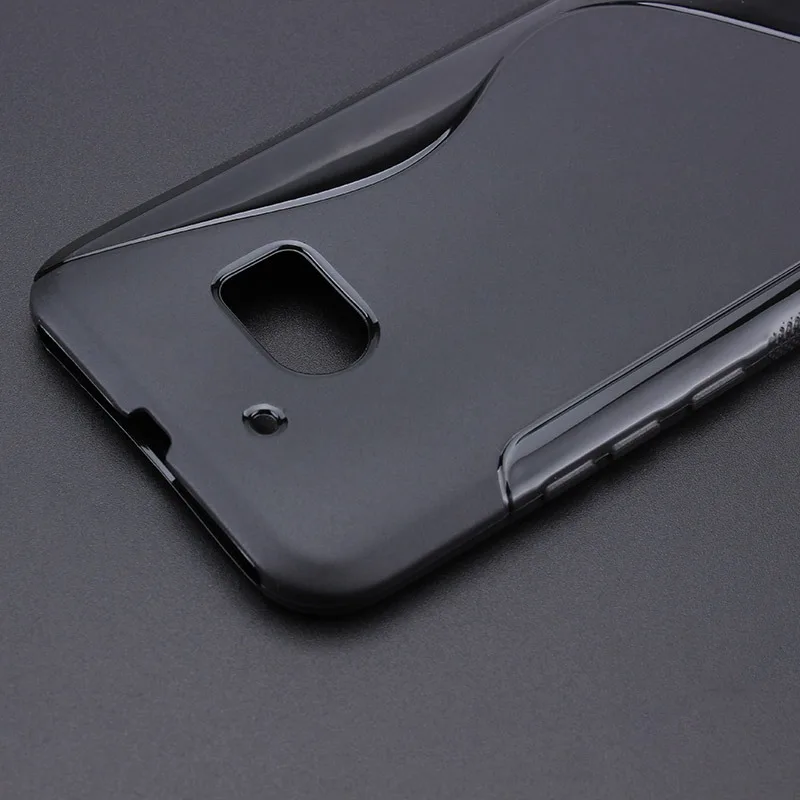 4 цвета S линия анти скольжения гель ТПУ тонкий мягкий чехол задняя крышка для HTC