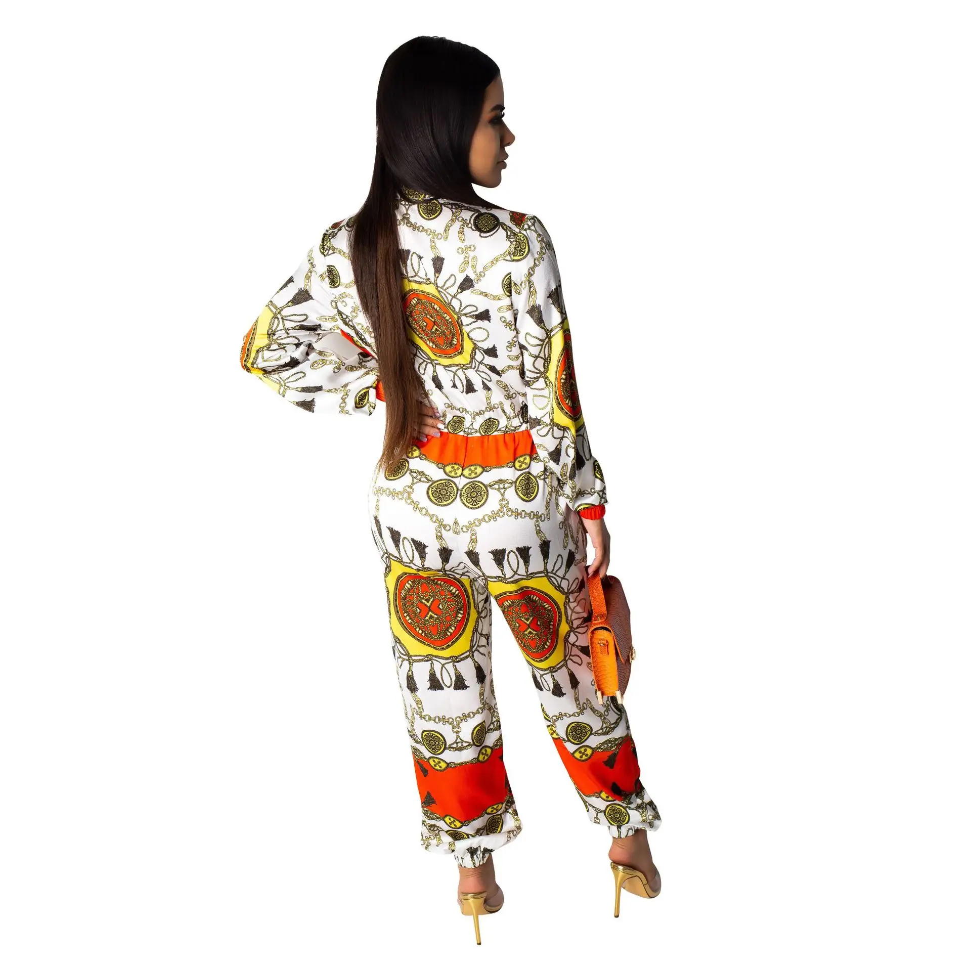 Новинка 2019 женский летний винтажный комбинезон с принтом пейсли на молнии