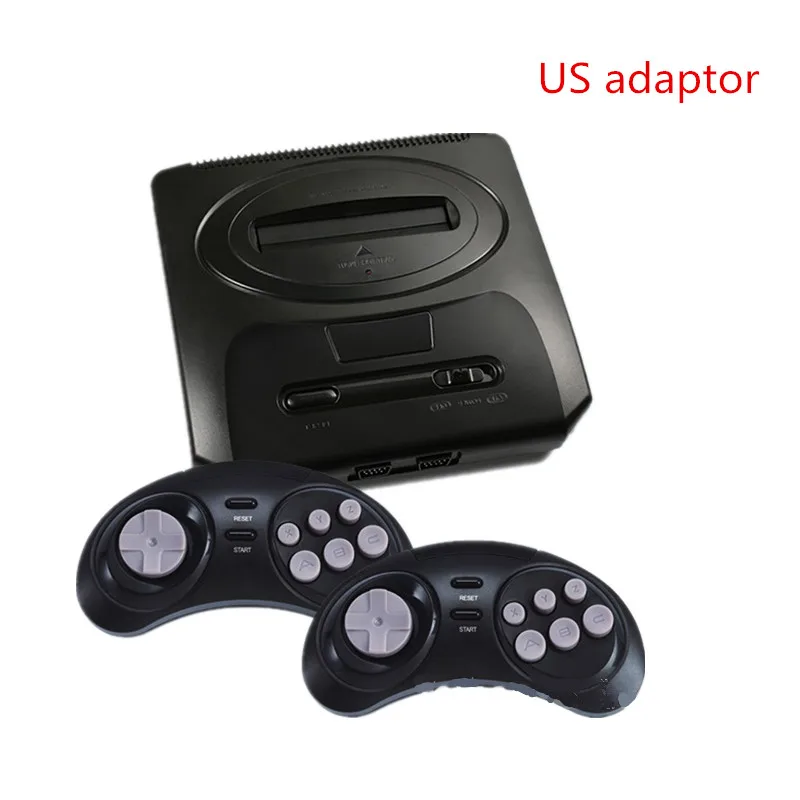 Белый GTIPPOR 16BIT HD MEGA DRIVE2 MD2 ТВ Видео игровая консоль с HDMI AV выход 2,4G беспроводной контроллер - Цвет: Белый