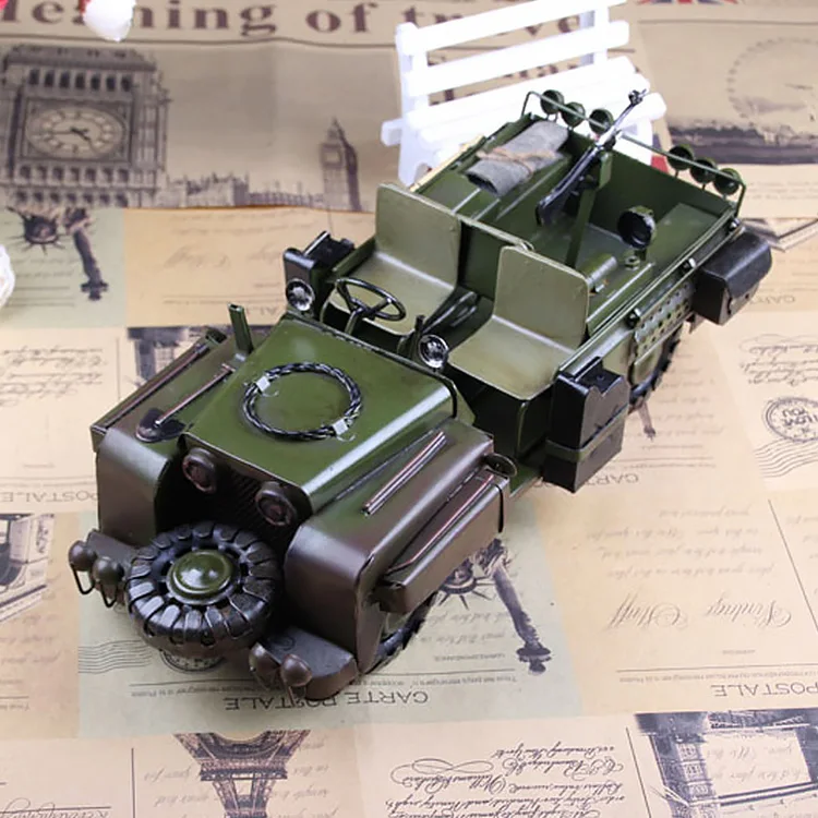 Бесплатная доставка модель военного автомобиля Второй мировой войны Виллис