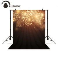 allenjoy photocall new years fireworks gold shiny glitter photo bursts backdrop for photo shoots photography background