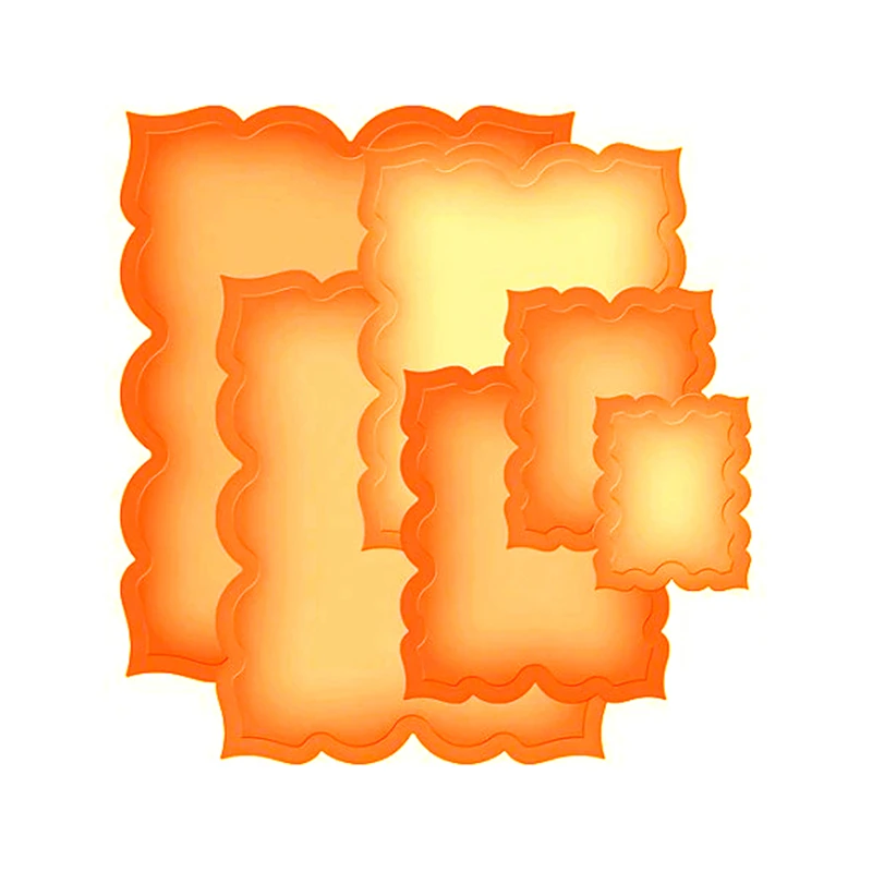 Eastshape 102*135 Dies Frame Tag Metal Cutting Dies for Scrapbooking Background Dies DIY Paper Cards Album Decorative Embossing