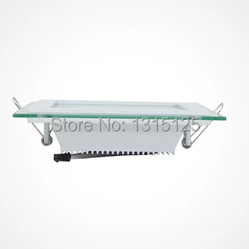 Бесплатная доставка SMD5730 6 Вт квадратный алюминий со стеклянной светодиодной