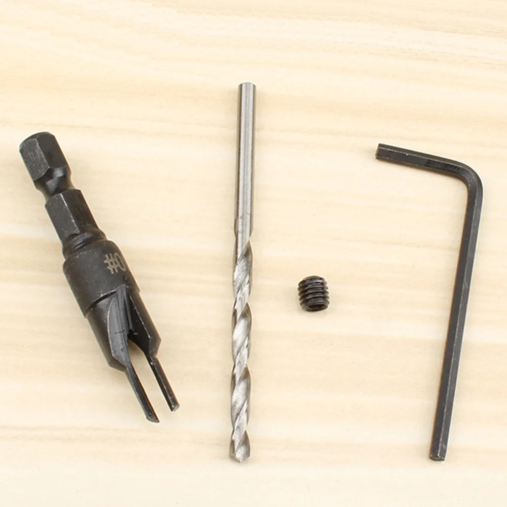 Набор сверл AMYAMY с шестигранным хвостовиком 4 шт./лот Столярный инструмент
