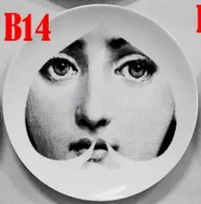 30 Fornasetti Ремесла керамические тарелки украшения дома Fornasetti тарелка фарфоровые настенные тарелки 8 дюймов - Цвет: 30