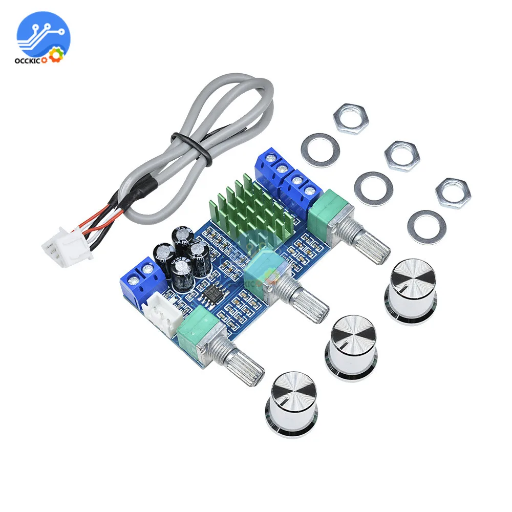 TPA3116D2 аудио усилитель доска DC12-24V 2x80 Вт Высокая мощность цифровой стерео регулятор громкости звуковая плата автомобильный динамик модуль Hi-Fi