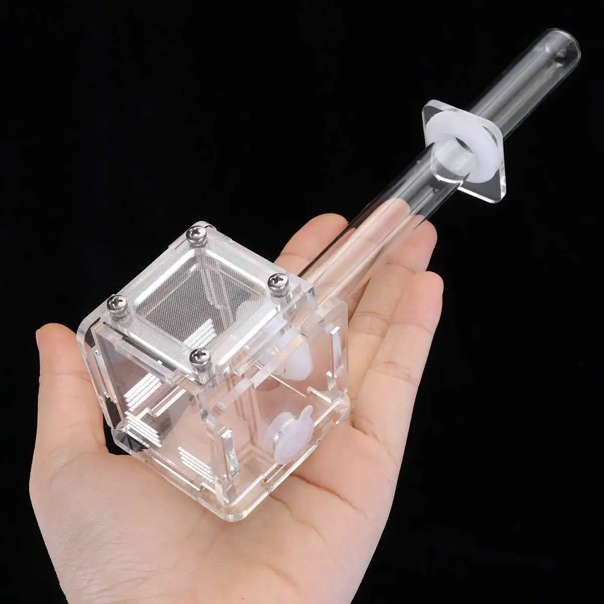 DIY с областью кормления мини стеклянная пробирка Муравьиное гнездо ферма акрил насекомых муравьиные гнезда вилла животное мания для Домашние муравьи