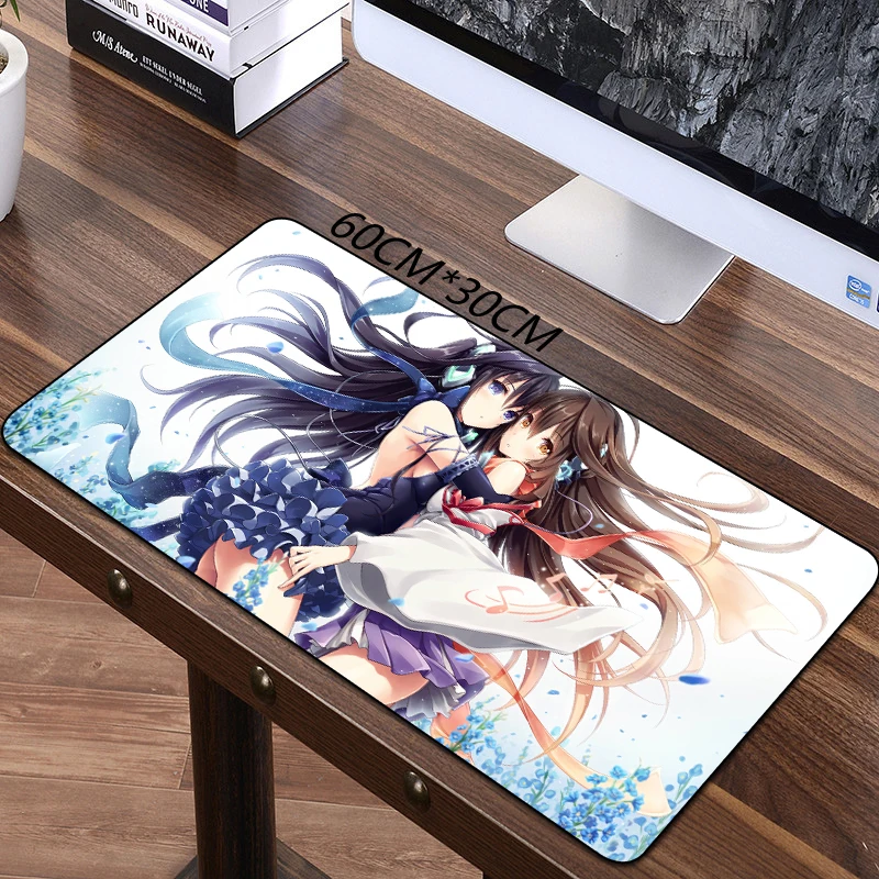 FFFAS Большой 60x30 см офисный коврик для мыши Коврик для Мыши Pad Игры Геймер игровая игровые коврики и чехлы Compute аниме накладка на стол для планшетного компьютера Тетрадь