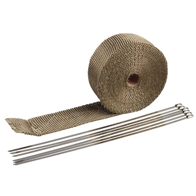 15 м Мотоциклы выхлопная Передняя труба рулон ткани для мотоцикла защита от