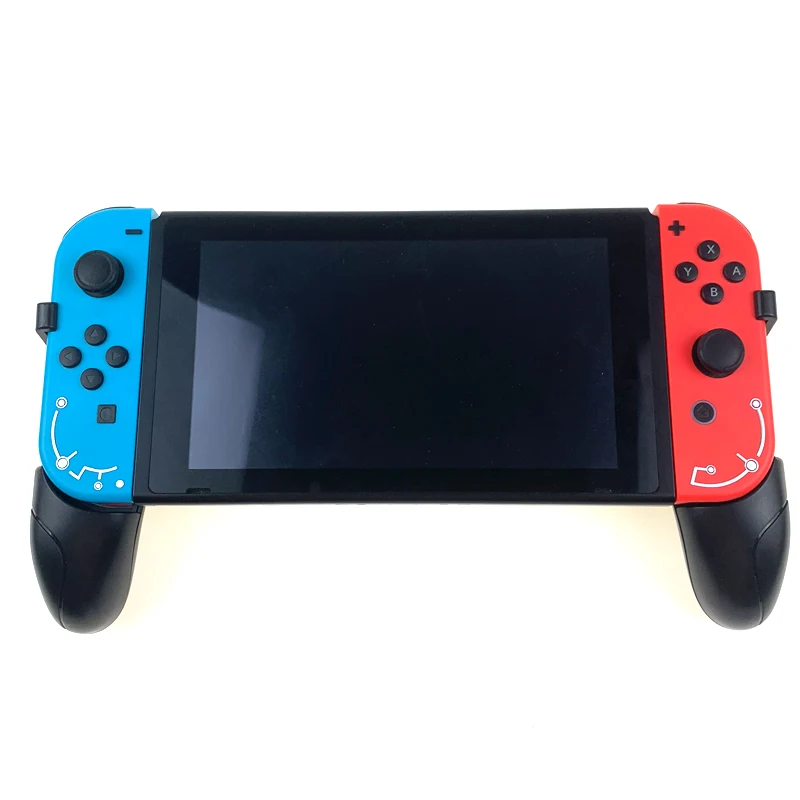 Black Stretch Clip for Nintend Switch Multifunction Gamepad Console Grip with Foldable Joystick 2 Game Card Storage socket | Электроника