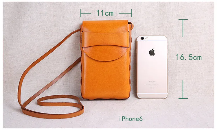 Женская кожаная сумка ручной работы женская маленькая сумка-Кроссбоди 5 дюйма