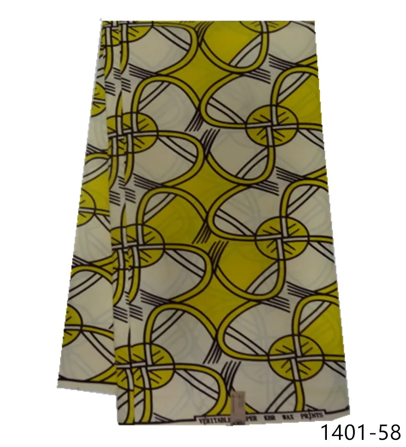 African wax fabric polyester high quality Embroidery real wax african ankara wax prints for dress free shipping 1401-36