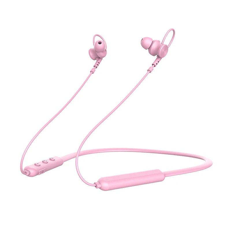 Милые беспроводные наушники для девочек Bluetooth розовые Xiaomi гарнитура