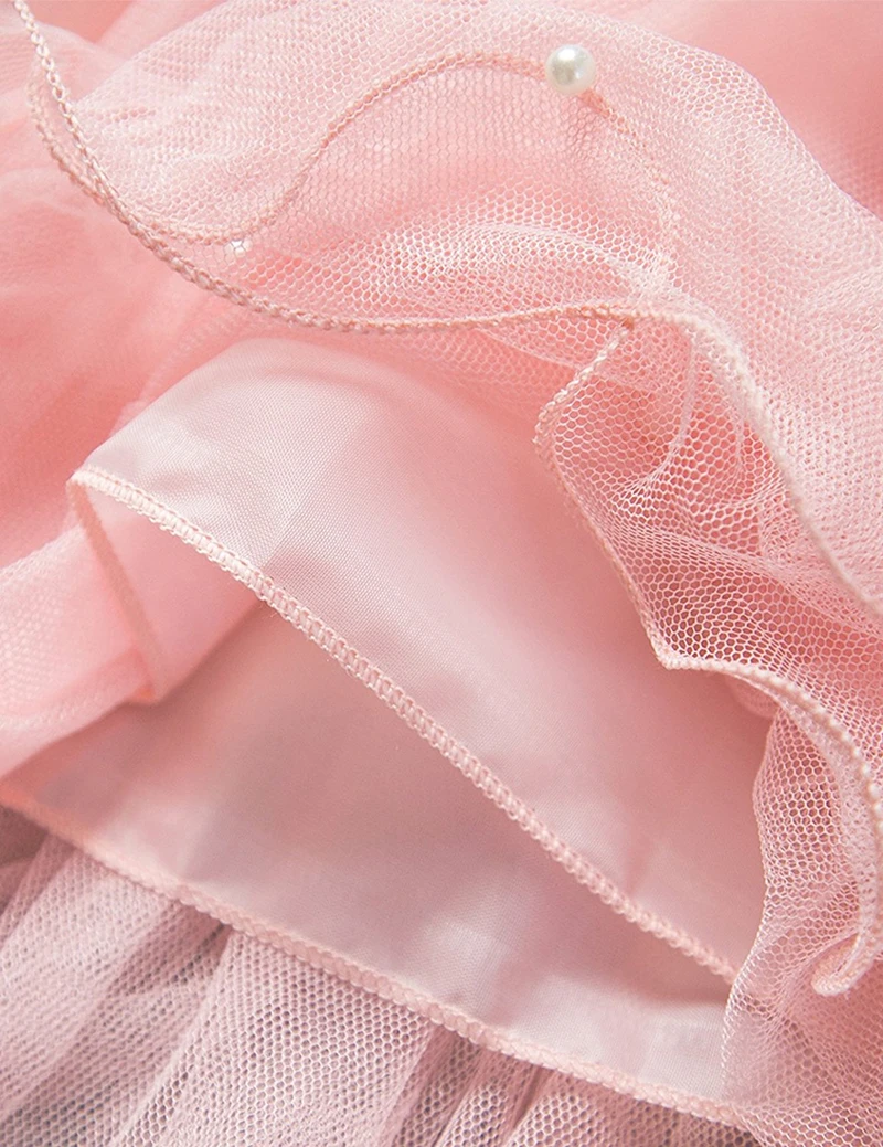 2019 г. летние вечерние платья для маленьких девочек кружевные Детские