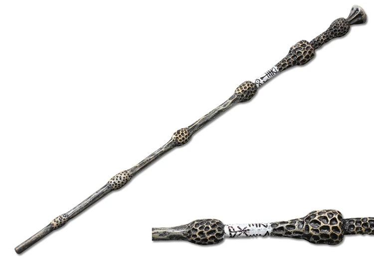 

Best sell Harri Magic magic wand Cosplay Christmas Gift wand 35cm Dumbledore scripture Edition Non-luminous wand