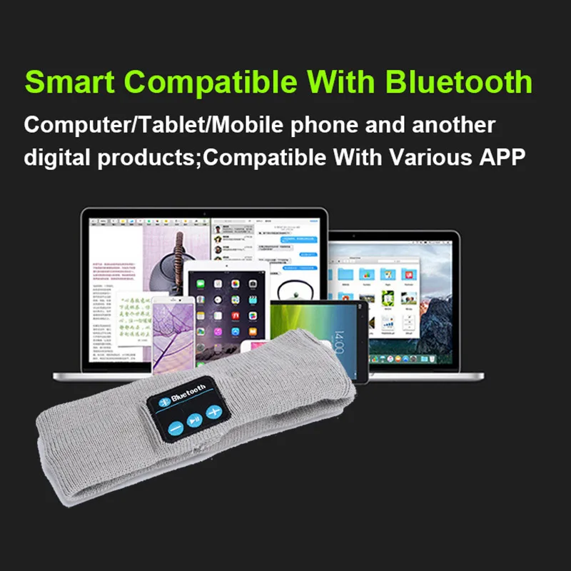 M. uruoi Беспроводная Bluetooth 4 1 повязка на голову наушники Смарт стерео износостойкая