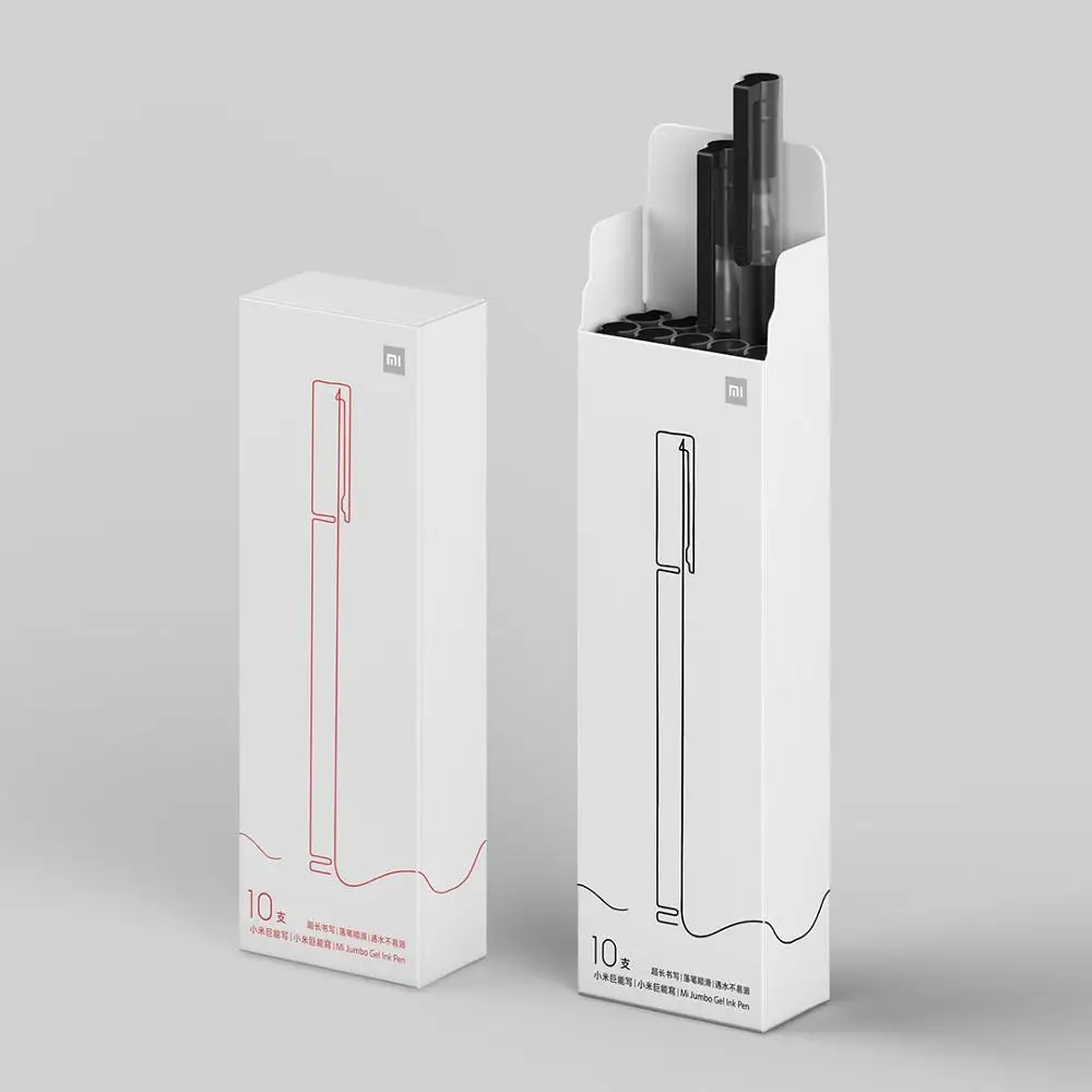 10 шт./компл. MI Mijia Sign Pen 0 5 мм шариковая ручка Core прочная для подписи заправка черные