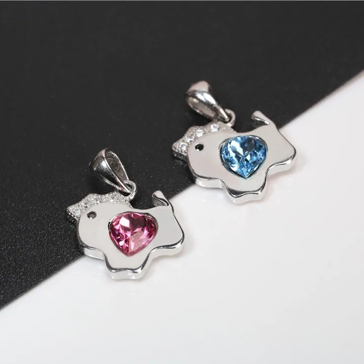 Знак зодиака лошадь кулон ювелирные изделия diy чокер с медальоном pendentif joyas colgante 925