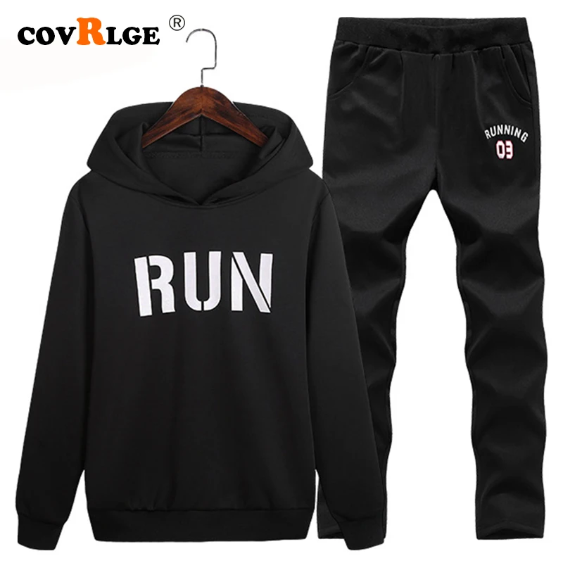 Мужская спортивная одежда Covrlge Повседневная Толстовка с капюшоном на весну и