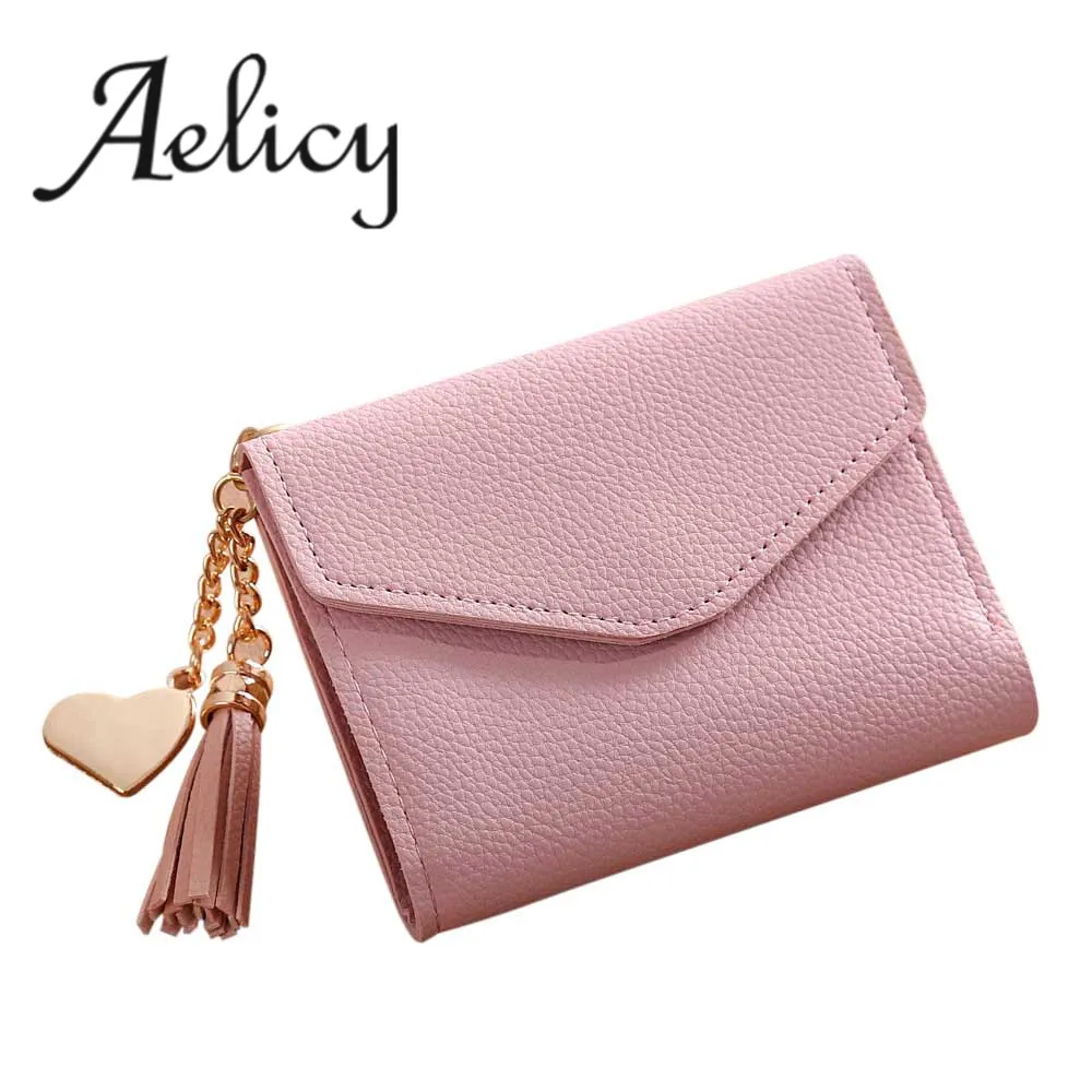 Aelicy Роскошный кошелек с кисточками модный дизайнерский однотонные стандартные