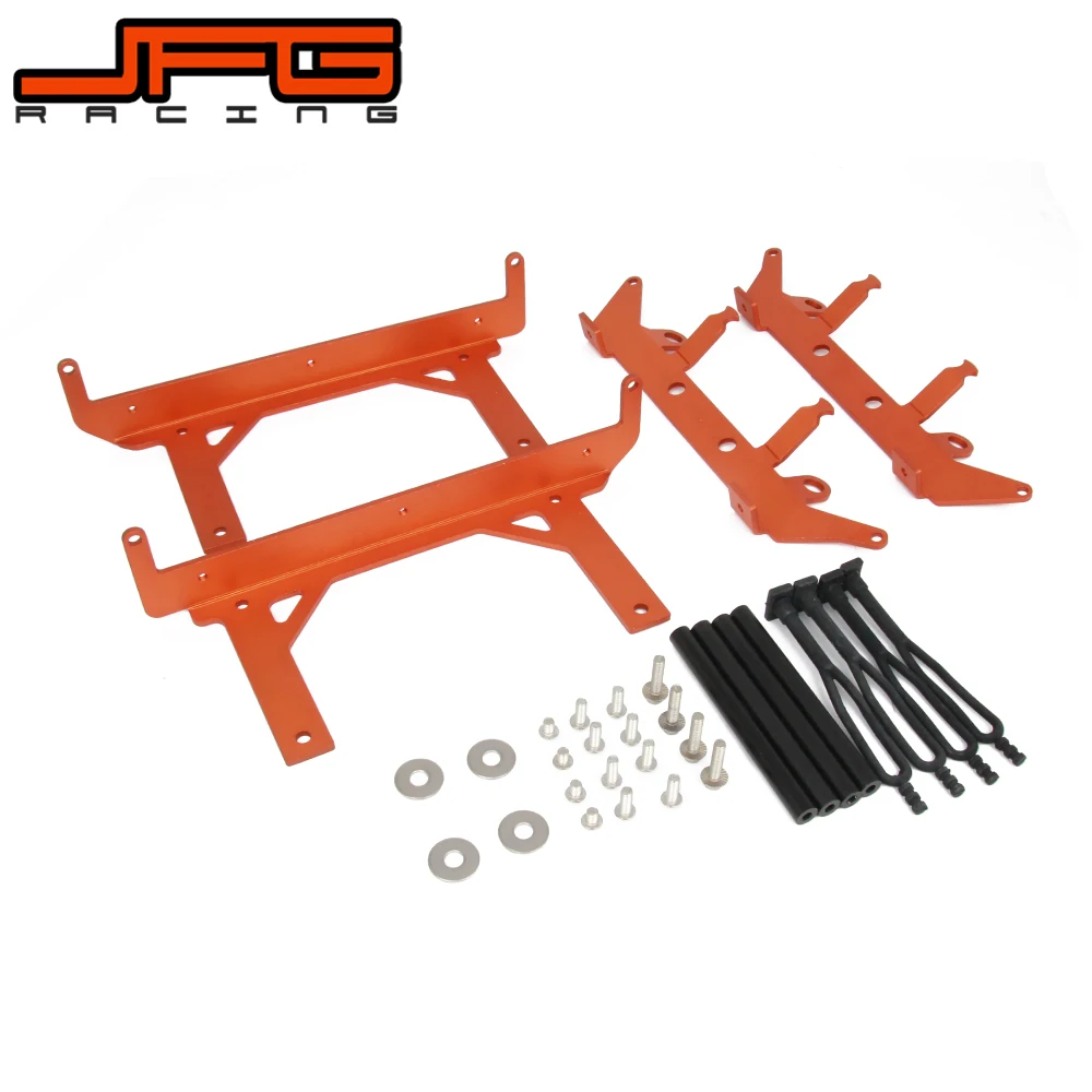 orange Мотоцикл решетка радиатора Обложка Кронштейн для KTM EXC excf XC XCF XCW xcfw MX эту SX SXF SXS SMR 125-500 ENDURO шесть дней - Цвет: orange