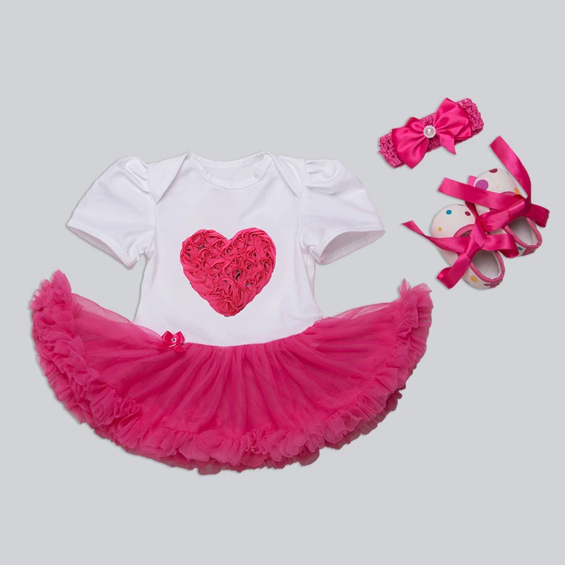 Детский комбинезон Комплект одежды для новорожденных Платье пачка Jumpersuit Повязка