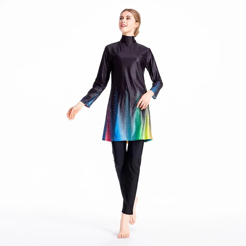 Мусульманский женский хиджаб скромный купальник с полным покрытием пляжная