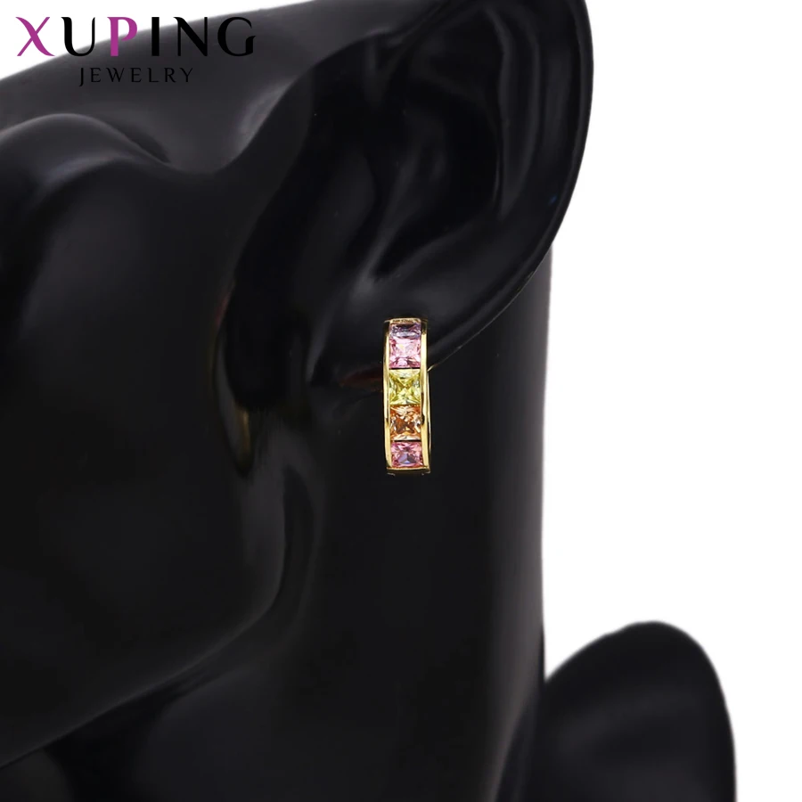 Xuping модные элегантные серьги с синтезом CZ для женщин очаровательные